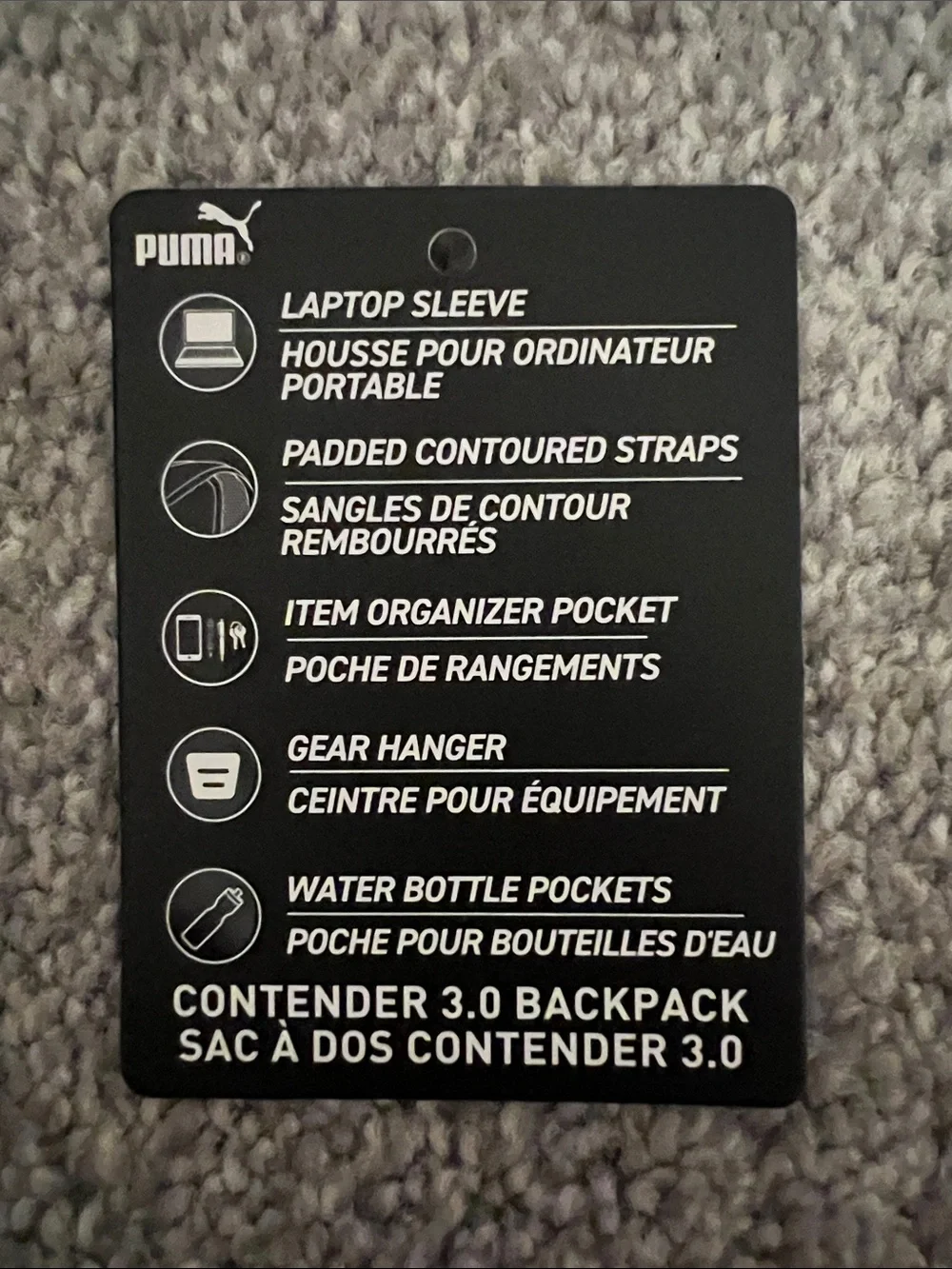 PUMA unisex Contender 3.0 Backpack in tan/gold combo 📚